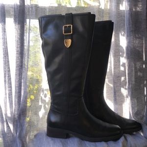 Coach Easton Black Boots 8.5M